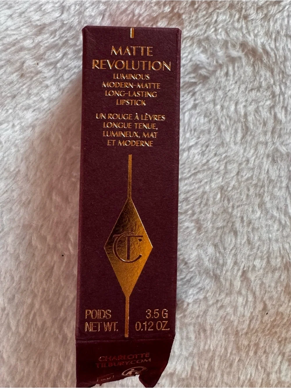 Charlotte Tilbury Matte Revolution Hydrating Lipstick - Hollywood Vixen NWT